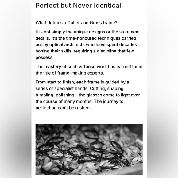 Cutler and Gross - Black cat eye sunglasses - 53-15-145 - NWT - Picture 13 of 16